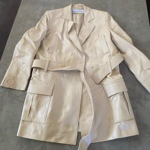 Christian Dior lambskin coat